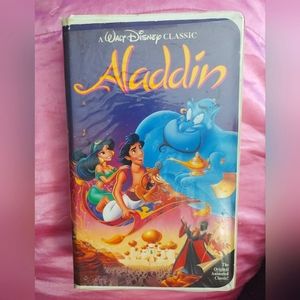 RARE Black Diamond Disney "Aladdin" VHS